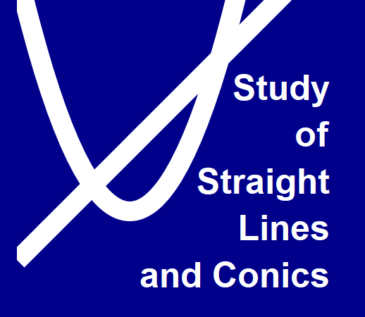 study of straight lines and conics